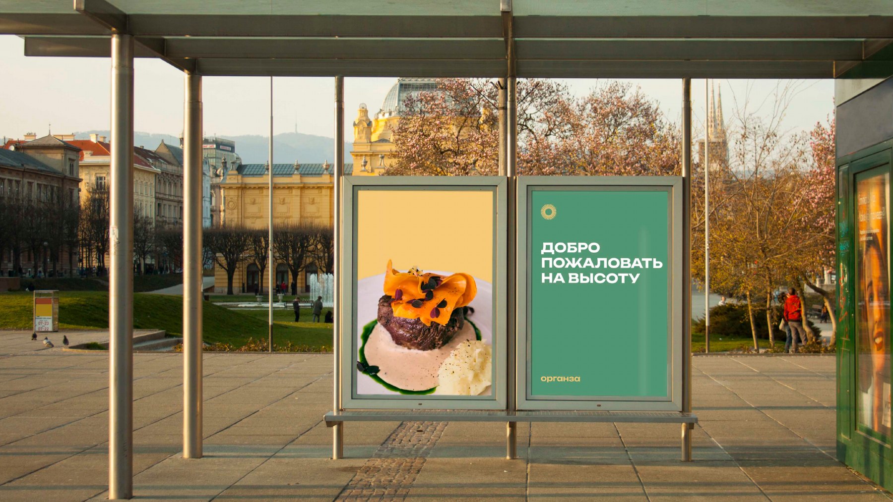 Наружная реклама Органзы